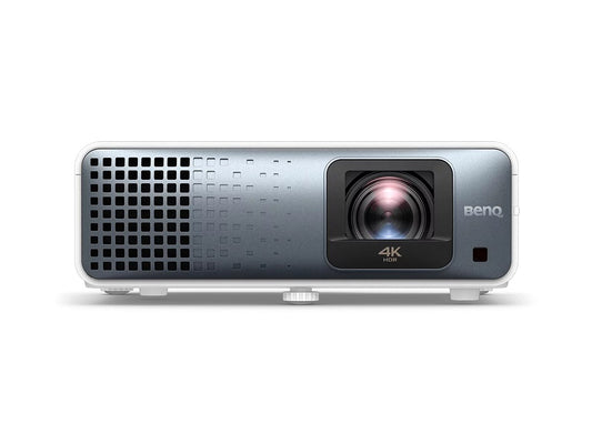 The BenQ TK710STI is a high-performance 4K Ultra HD laser projector delivering 3200 ANSI lumens, a 600,000:1 contrast ratio, and support for HDR and 95% Rec.709 color accuracy. With a short throw ratio of 0.69–0.83 and built-in 5W speaker, it's optimized for immersive big-screen viewing in home or business environments. HDMI 2.0b connectivity and a 3-year warranty add to its professional appeal.