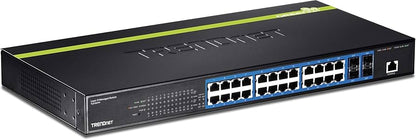 Commutateur Gigabit couche 2 à 24 ports TRENDnet TL2-G244