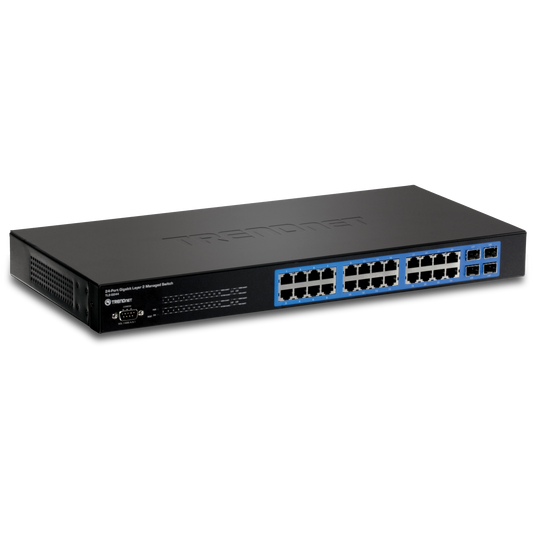Commutateur Gigabit couche 2 à 24 ports TRENDnet TL2-G244