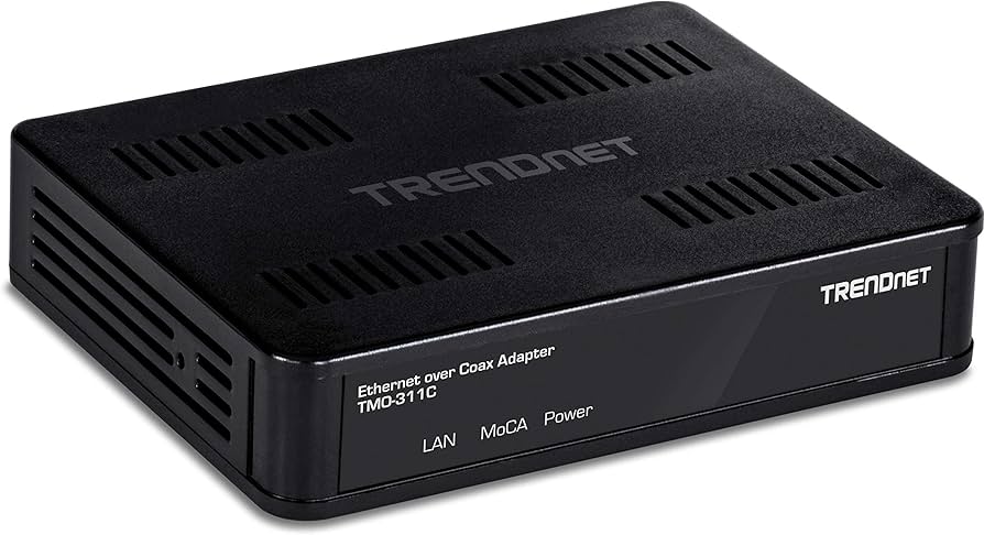 TRENDnet TMO-311C MoCA 2.0 Ethernet over Coax Adapter