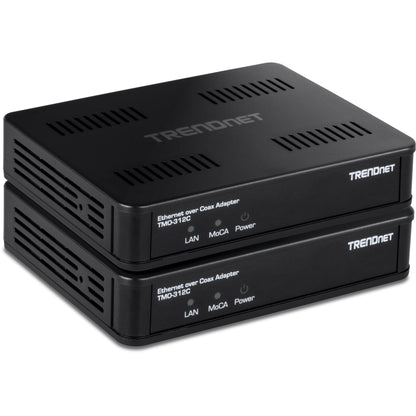 Adaptateur Ethernet sur câble coaxial TRENDNET MoCA 2.5 (lot de 2)