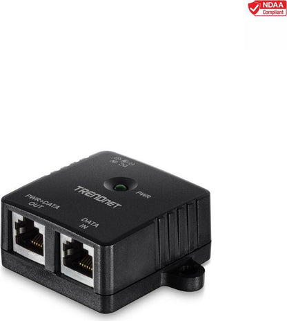 Injecteur PoE Gigabit TRENDnet TPE-113GI, montage mural, 15,4 W