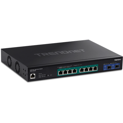 TRENDnet TPE-3102WS 10-Port 2.5G Smart PoE+ Switch w/ 10G SFP+ Slots