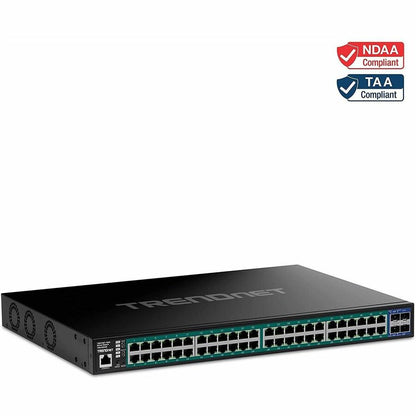 TRENDnet TPE-3524S 52-Port Gigabit PoE+ Switch with 10G SFP+
