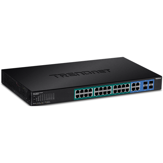 Commutateur Web intelligent PoE+ Gigabit 28 ports TRENDnet TPE-5028WS (370 W)