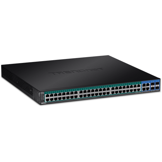 Commutateur Web intelligent PoE+ Gigabit 52 ports TRENDnet TPE-5048WS (740 W)