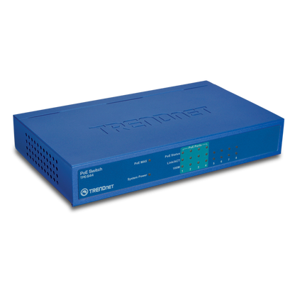 Commutateur Fast Ethernet 8 ports (4 PoE) TRENDNET TPE-S44