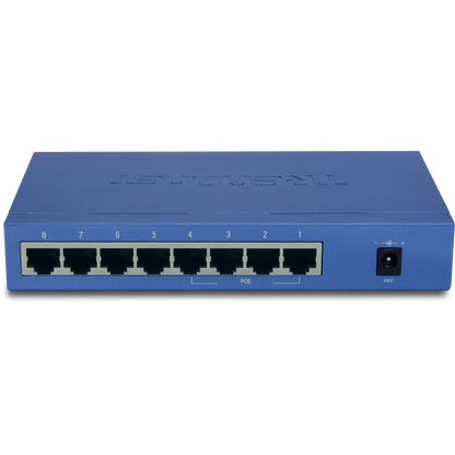 Commutateur Fast Ethernet 8 ports (4 PoE) TRENDNET TPE-S44