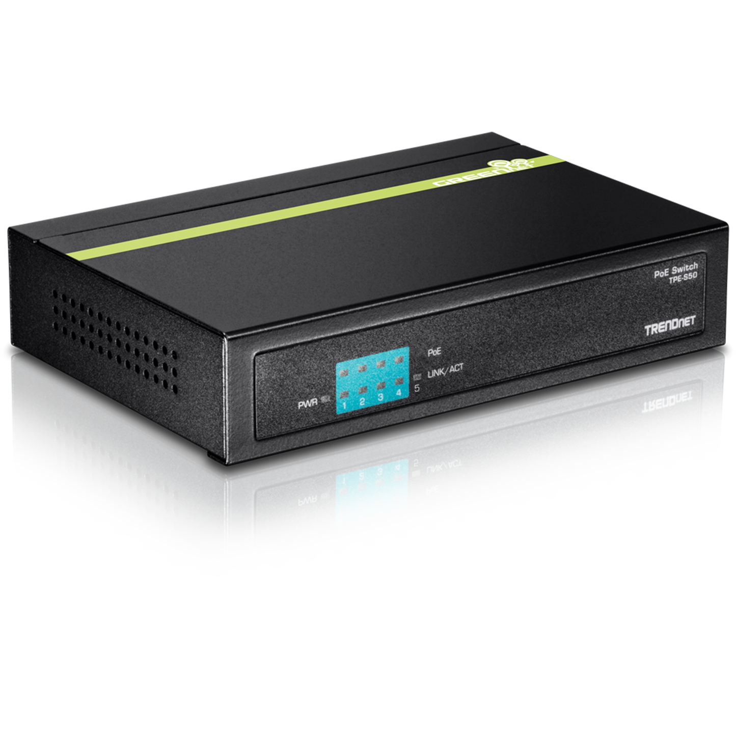 Commutateur PoE 5 ports 10/100 Mbit/s TRENDnet (31 W)