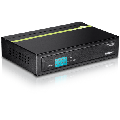 Commutateur PoE 5 ports 10/100 Mbit/s TRENDnet (31 W)