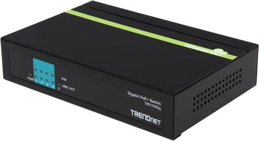 Commutateur PoE 5 ports 10/100 Mbit/s TRENDnet (31 W)