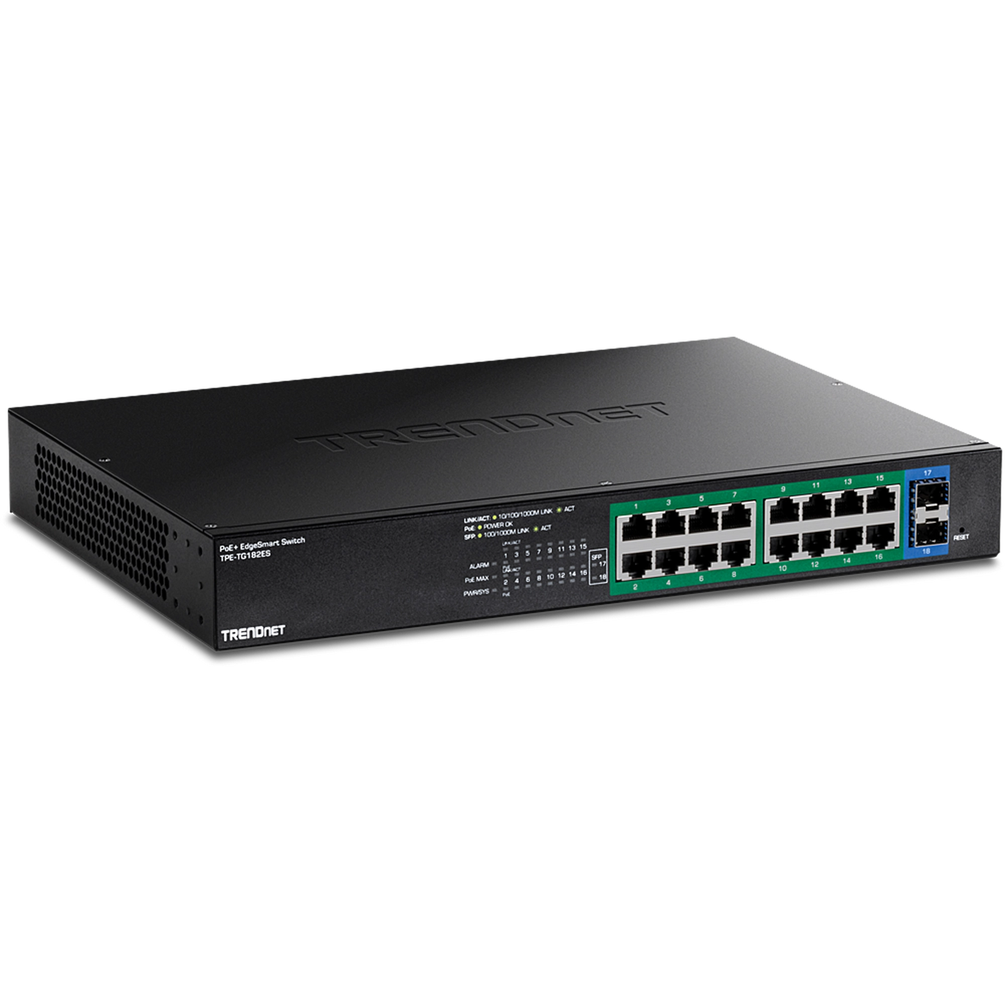 Commutateur PoE+ EdgeSmart Gigabit 18 ports TRENDNET TPE-TG182ES