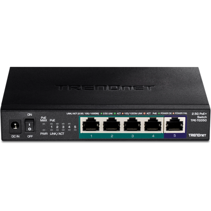 TRENDnet TPE-TG350 5-Port 2.5G Unmanaged PoE+ Switch