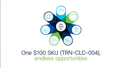 Cisco TRN-CLC-001 100 crédits de formation prépayés (validité 1 an)