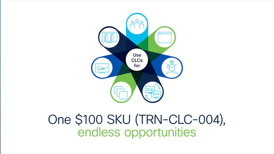Cisco TRN-CLC-001 100 crédits de formation prépayés (validité 1 an)