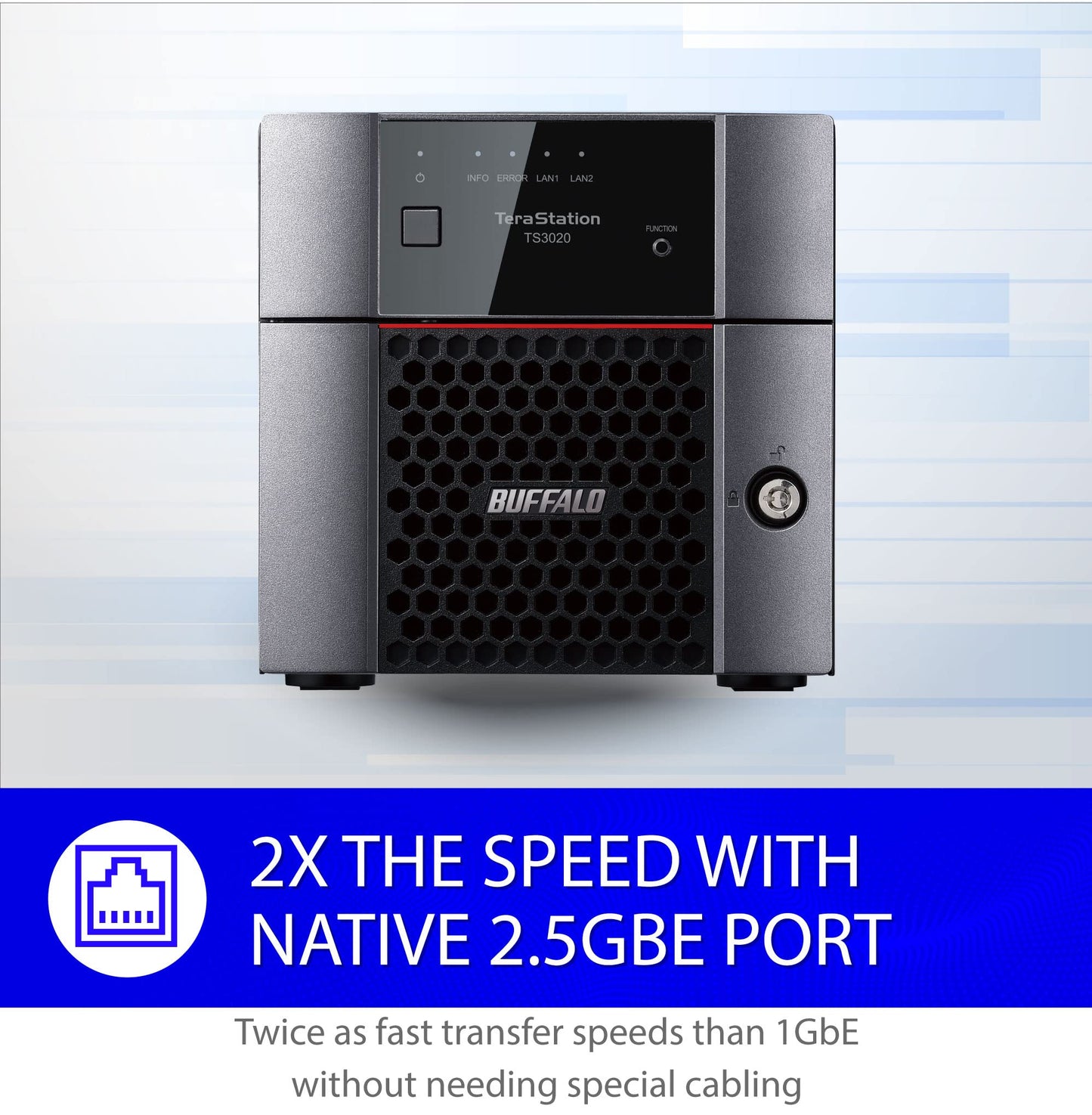 BUFFALO TeraStation 3220DN 8TB 2-Bay Desktop NAS