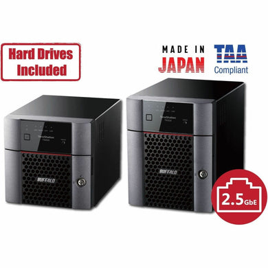 BUFFALO TeraStation 3420DN 8TB 4-Bay NAS with RAID and 2.5GbE