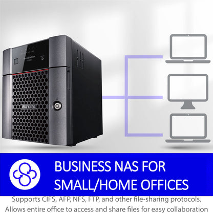 BUFFALO TeraStation 3420DN 16TB 4-Bay NAS with 4x4TB Drives