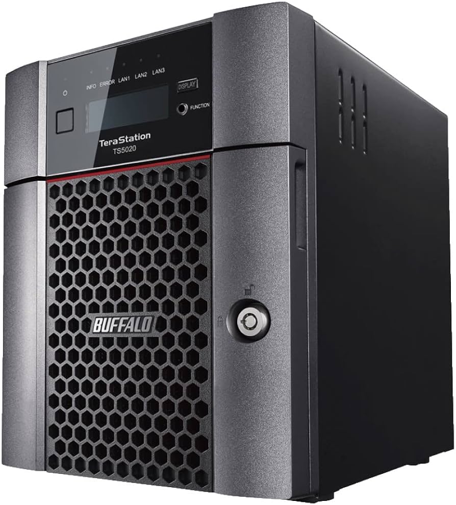 BUFFALO TeraStation 5420DN 32TB Desktop NAS, 4-Bay (2x16TB HDD) TS5420DN3202