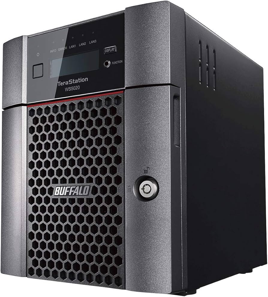 BUFFALO TeraStation 5420DN 40TB Desktop NAS, 4‑Bay, Win Storage Server