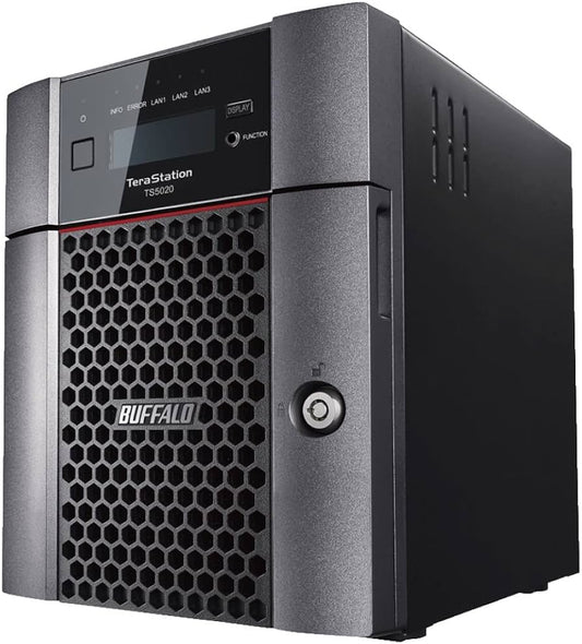 BUFFALO TeraStation 5420DN 40TB Desktop NAS, 4‑Bay, Win Storage Server