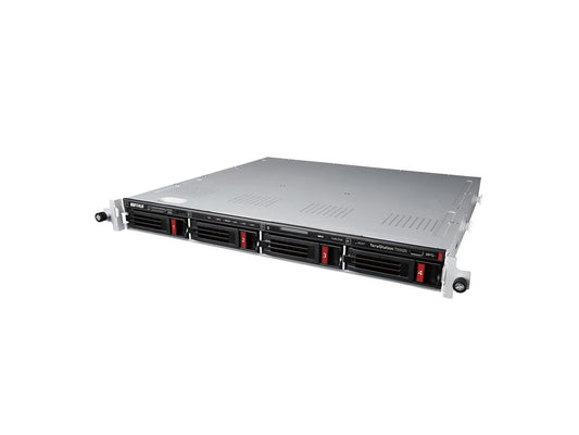 The BUFFALO TeraStation 5420RN NAS delivers 16TB of pre-installed storage in a compact 1U rackmount form factor, designed for scalable business data management. Featuring four 4TB NAS-grade hard drives, TAA compliance, and a 10GbE interface, it's ideal for high-speed backups, virtualized environments, and secure file sharing.