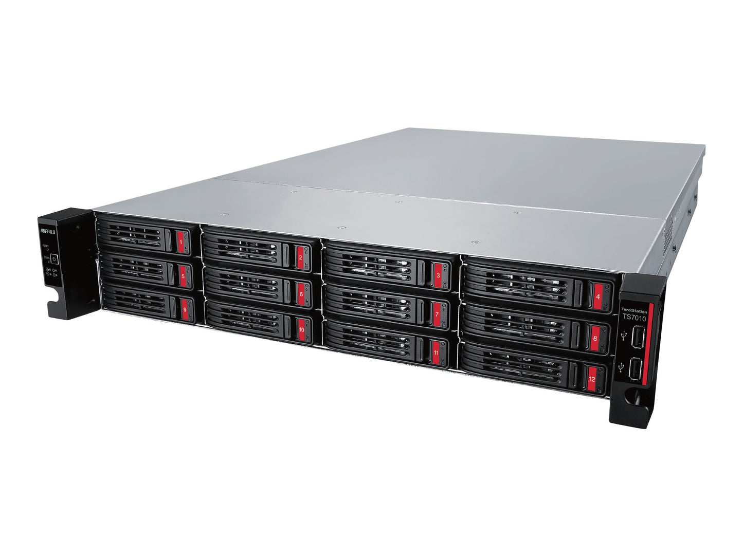 BUFFALO TeraStation 71210RH 80TB 12-Bay NAS Rackmount, Xeon, 16GB RAM