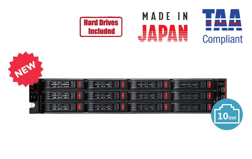 Buffalo TeraStation 71210RH 96TB 12-Bay Rackmount NAS