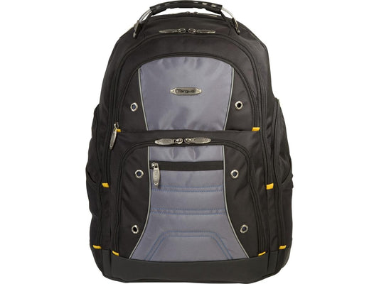 The TARGUS 17 Drifter II Backpack in Black/Gray offers durable and functional laptop protection for professionals on the move. With TAA compliance and a rugged design made in Cambodia, this backpack is an ideal choice for government and business users alike.
