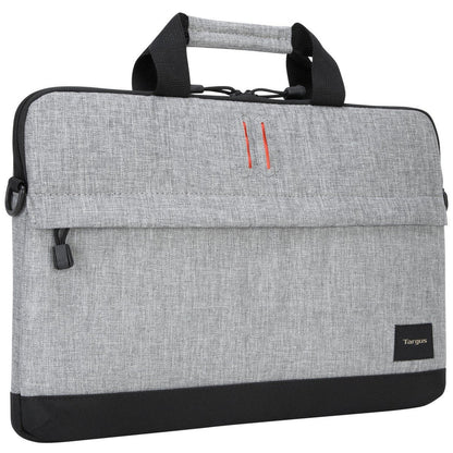 Sacoche de transport pour ordinateur portable Targus Strata Slipcase 15,6 pouces, couleur étain
