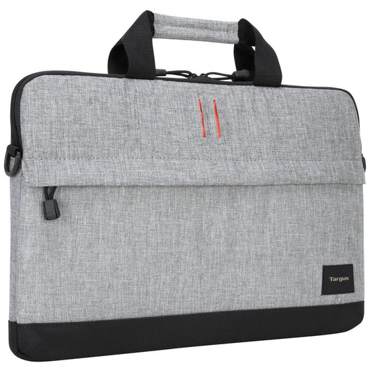Sacoche de transport pour ordinateur portable Targus Strata Slipcase 15,6 pouces, couleur étain