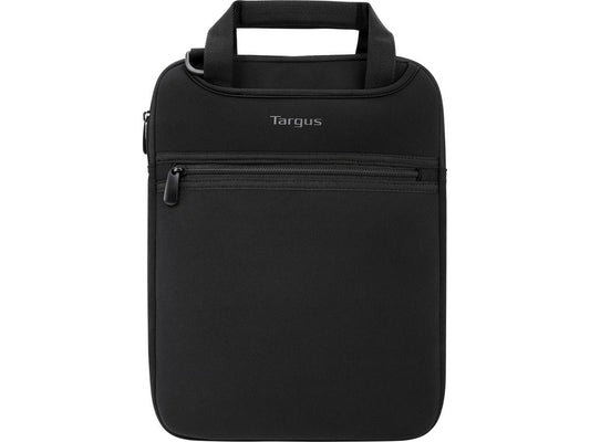 The TARGUS Vertical Slipcase with Hideaway Handles is a streamlined, stylish way to carry and protect 14-inch notebooks. Designed in a classic black finish, this case emphasizes mobility and discreet security with a vertical form factor and retractable handles. TAA compliance makes it an ideal choice for government or enterprise procurement.