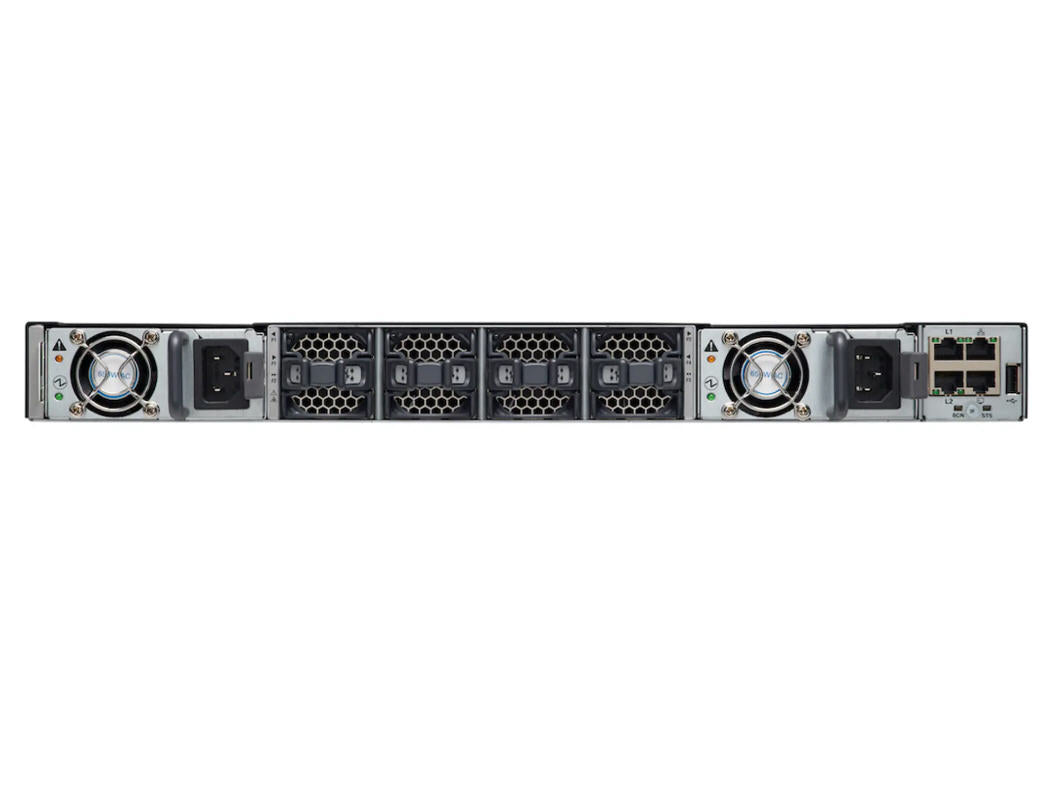 The Cisco UCS Fabric Interconnect 6454 is a high-performance, 54-port managed switch designed for modern data center and enterprise networking environments. Combining 100GbE capabilities with advanced management features, it provides significant scalability and versatility for unified networking and storage. With a 1U rack-mountable design, the UCS-FI-6454-U is purpose-built for dense deployments requiring top-tier throughput and fabric integration.