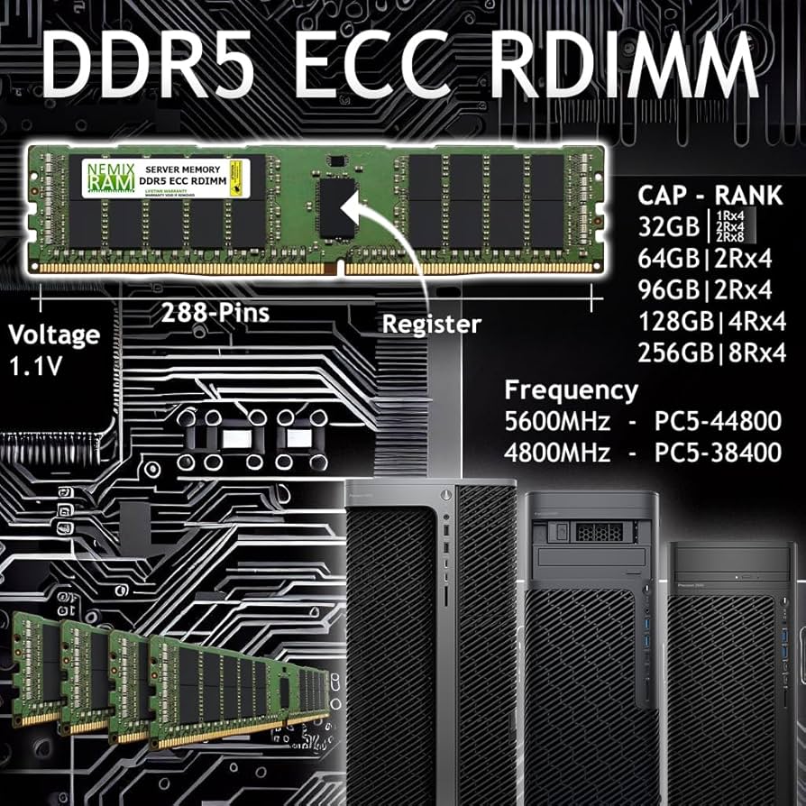 CISCO 32GB DDR5-4800 RDIMM 1Rx4 Server Memory Module