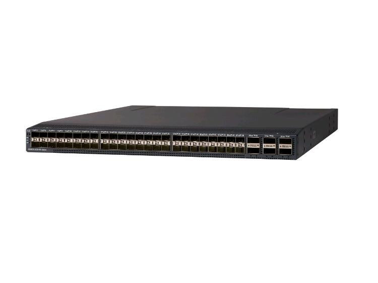 The Cisco UCS 6454 Fabric Interconnect offers exceptional networking performance, supporting 100 Gbps data transfers and flexible connectivity with 54 high-speed ports. Designed in a 1RU form factor, this switch includes 6 downlink and 2 uplink cables under the Refresh-2-Future program. It is built for scalable data center deployments, delivering high efficiency in a compact chassis.