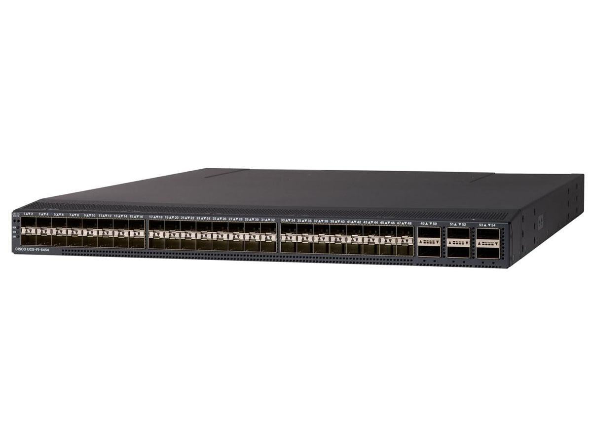 The CISCO UCS Fabric Interconnect 6454 is a high-performance networking component designed for enterprise-scale computing environments. Supporting TAA compliance and manufactured in the United States, it delivers robust connectivity and streamlined server management for advanced data center applications.