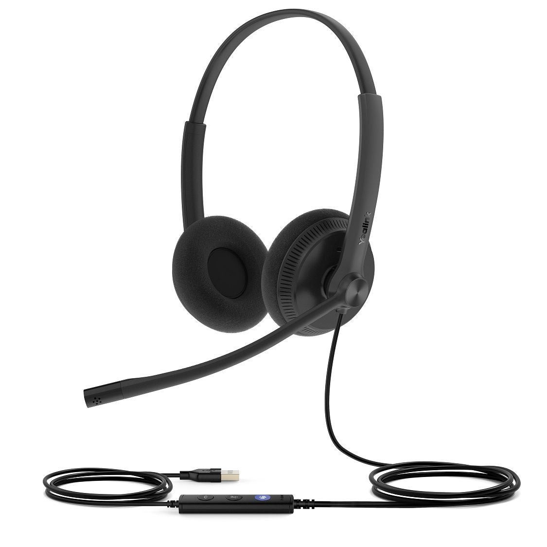 Casque filaire USB YEALINK UH34 Lite Duo Teams, supra-auriculaire, antibruit