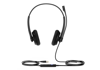 Casque filaire USB YEALINK UH34 Lite Duo Teams, supra-auriculaire, antibruit