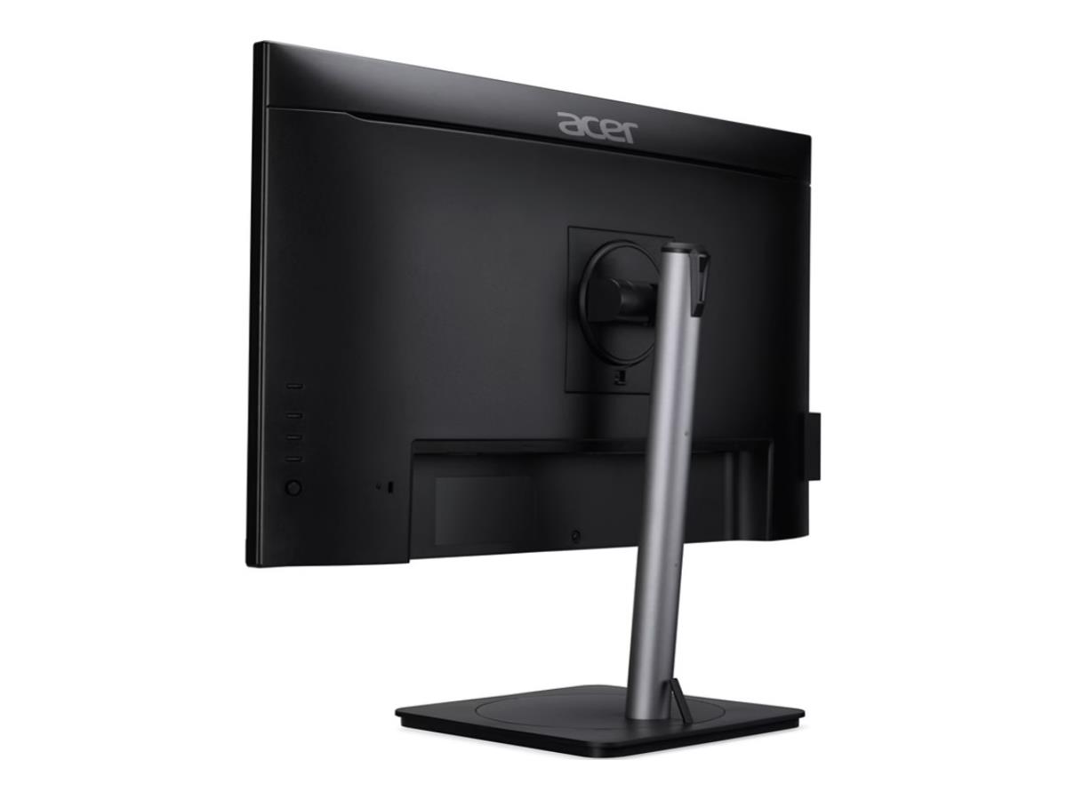 ACER's 27-inch WQHD IPS docking monitor is a versatile display solution with 2560x1440 resolution, high color accuracy with 99% sRGB, and a 100Hz refresh rate. It includes comprehensive I/O such as USB-C with 90W Power Delivery, DisplayPort 1.2, HDMI 2.0, USB 3.0 hub, and integrated RJ45 LAN for docking convenience. Ideal for professionals seeking both visual clarity and functional connectivity in one sleek anti-glare display.