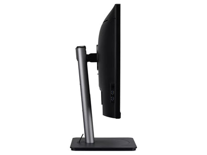 ACER's 27-inch WQHD IPS docking monitor is a versatile display solution with 2560x1440 resolution, high color accuracy with 99% sRGB, and a 100Hz refresh rate. It includes comprehensive I/O such as USB-C with 90W Power Delivery, DisplayPort 1.2, HDMI 2.0, USB 3.0 hub, and integrated RJ45 LAN for docking convenience. Ideal for professionals seeking both visual clarity and functional connectivity in one sleek anti-glare display.