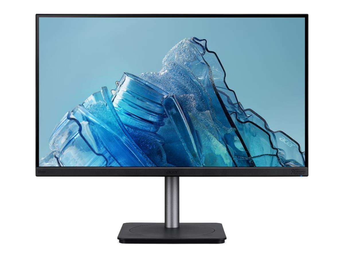 ACER's 27-inch WQHD IPS docking monitor is a versatile display solution with 2560x1440 resolution, high color accuracy with 99% sRGB, and a 100Hz refresh rate. It includes comprehensive I/O such as USB-C with 90W Power Delivery, DisplayPort 1.2, HDMI 2.0, USB 3.0 hub, and integrated RJ45 LAN for docking convenience. Ideal for professionals seeking both visual clarity and functional connectivity in one sleek anti-glare display.