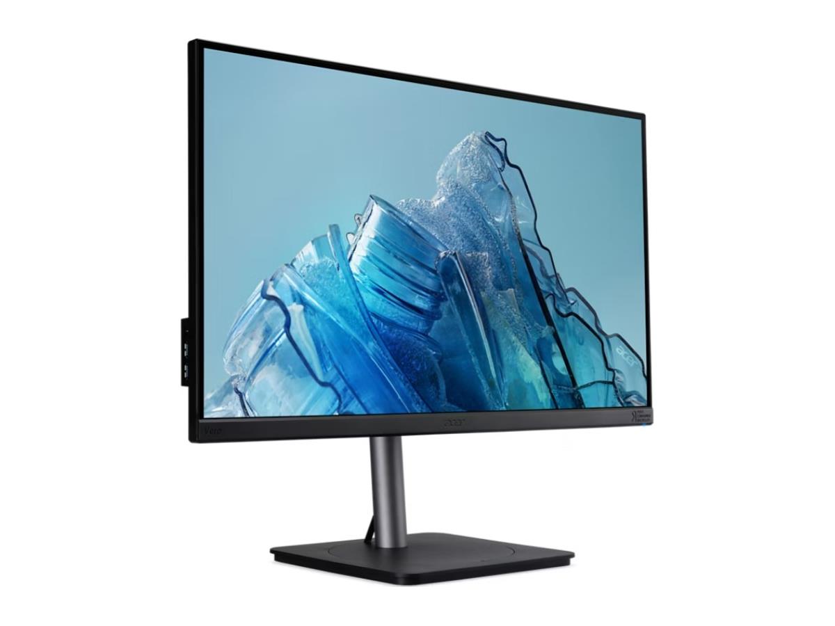 ACER's 27-inch WQHD IPS docking monitor is a versatile display solution with 2560x1440 resolution, high color accuracy with 99% sRGB, and a 100Hz refresh rate. It includes comprehensive I/O such as USB-C with 90W Power Delivery, DisplayPort 1.2, HDMI 2.0, USB 3.0 hub, and integrated RJ45 LAN for docking convenience. Ideal for professionals seeking both visual clarity and functional connectivity in one sleek anti-glare display.