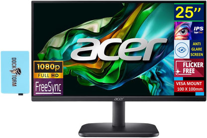 Moniteur LED IPS Full HD ACER EK251Q Ebi 24,5 pouces, VRB 1 ms, 100 Hz, HDMI/VGA