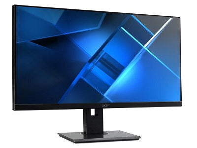 ACER B247Y TAAbmiprx is a 24-inch Full HD IPS monitor designed for professional environments needing visual performance, versatility, and compliance. It features a 1920x1080 resolution, 4ms response time, integrated 2W speakers, and multiple connectivity inputs including HDMI, DisplayPort, VGA, and audio line options. Optimized for energy standards, it is TAA compliant and EPEAT Silver certified with a 3-year limited warranty.