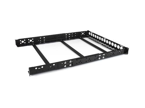 The StarTech UNIRAILS1U is a universal server rack rail kit designed to securely mount 19-inch servers or networking equipment in any standard rack setup. Built with robust steel construction and compliant with TAA regulations, this fixed 1U rail system is ideal for IT professionals seeking a long-term installation solution. It provides reliable support and compatibility, backed by a lifetime warranty.