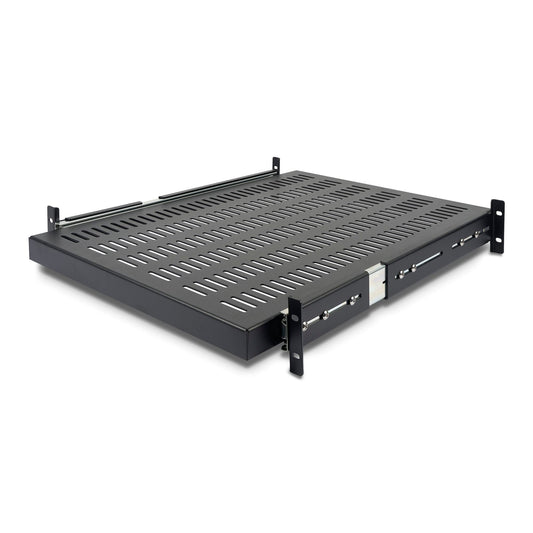 Étagère coulissante ventilée StarTech 2U, profondeur 61 cm, acier, charge 22,7 kg