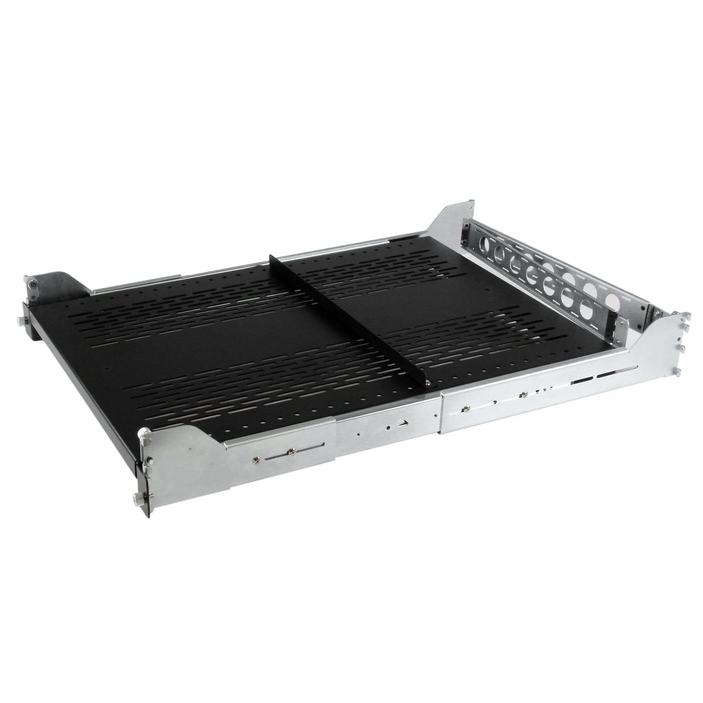 Étagère de rack coulissante ventilée réglable 2U StarTech avec bras de gestion des câbles