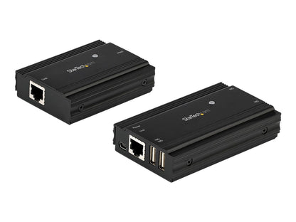 StarTech Hub d'extension USB 2.0 à 4 ports sur CAT5/6 - USB2004EXT100