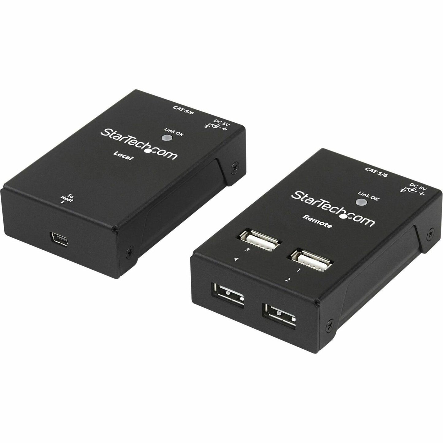 Rallonge USB 2.0 4 ports StarTech USB2004EXTV sur Cat5/6 (40 m, design compact)