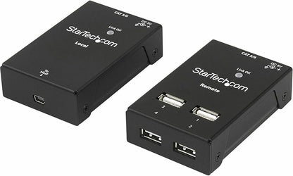 Rallonge USB 2.0 4 ports StarTech USB2004EXTV sur Cat5/6 (40 m, design compact)